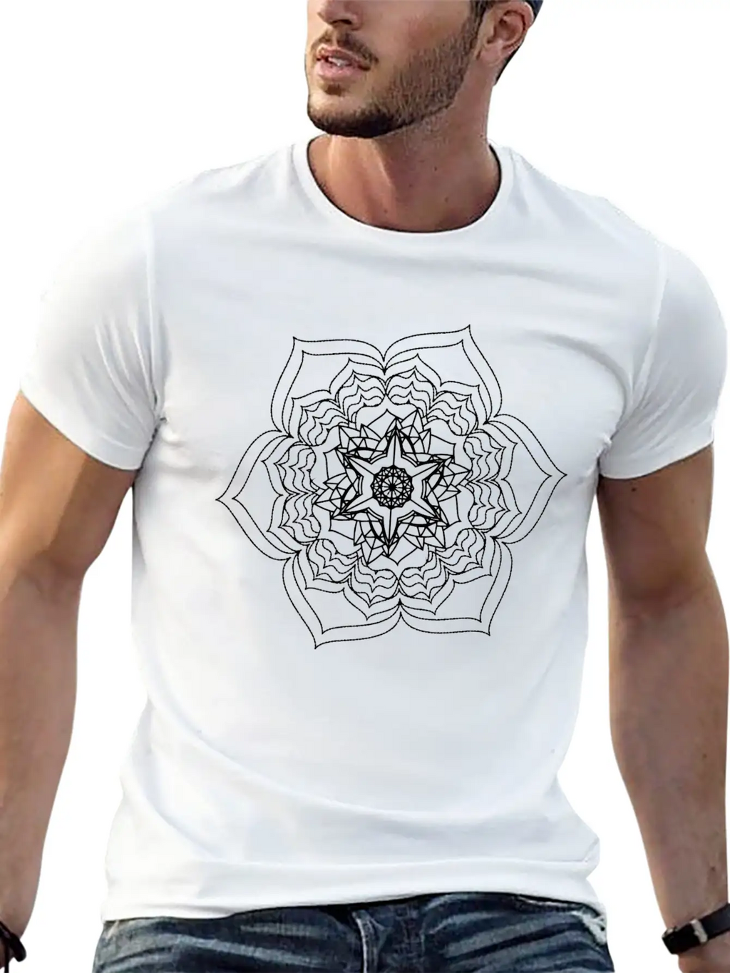 Mandala 17 Basic Graphic T-Shirt – Daily Comfort In Soft Cotton