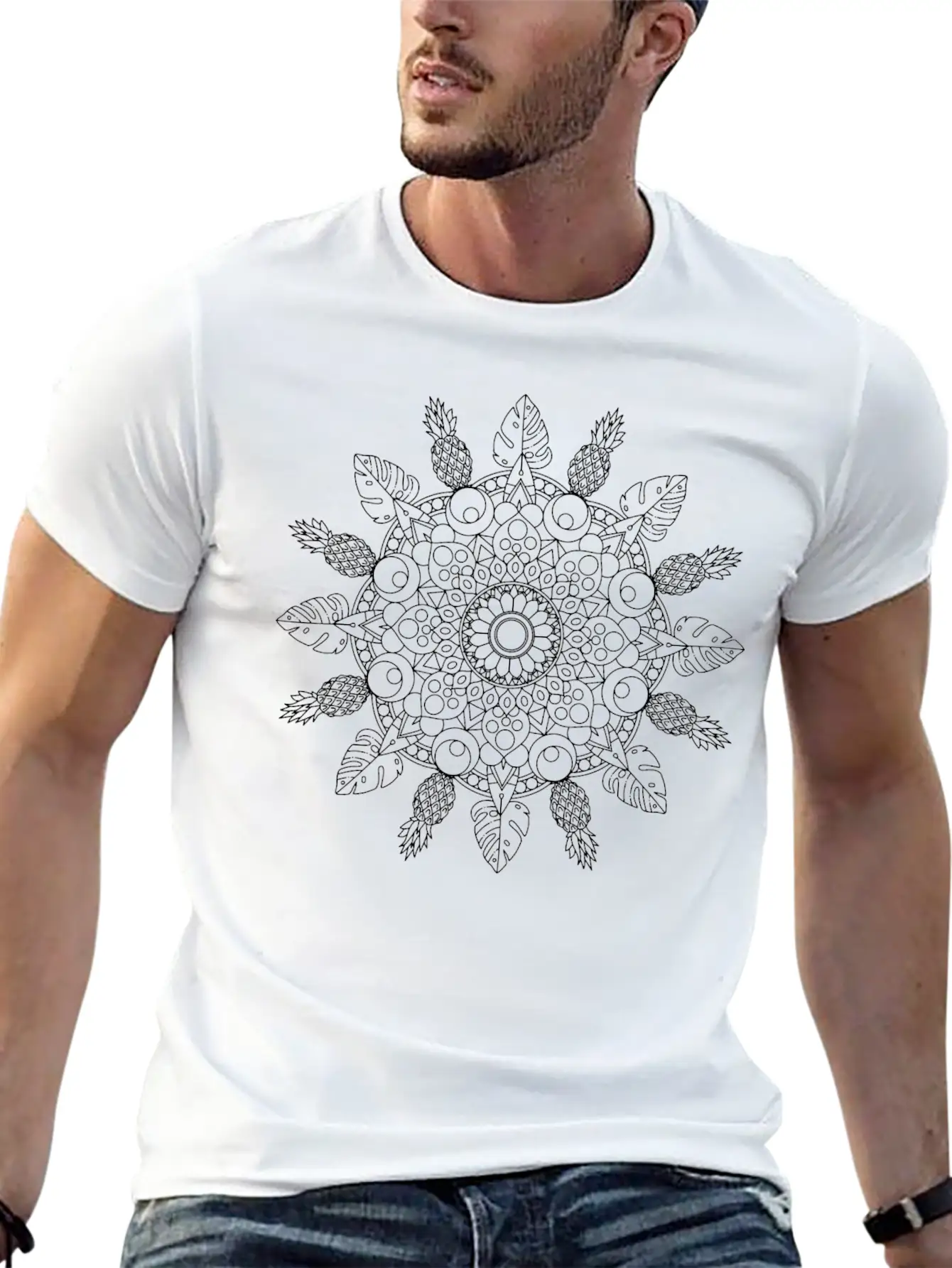 Mandala Art Spirits 39 Unisex Casual T-Shirt – Clean Design For Daily Comfort