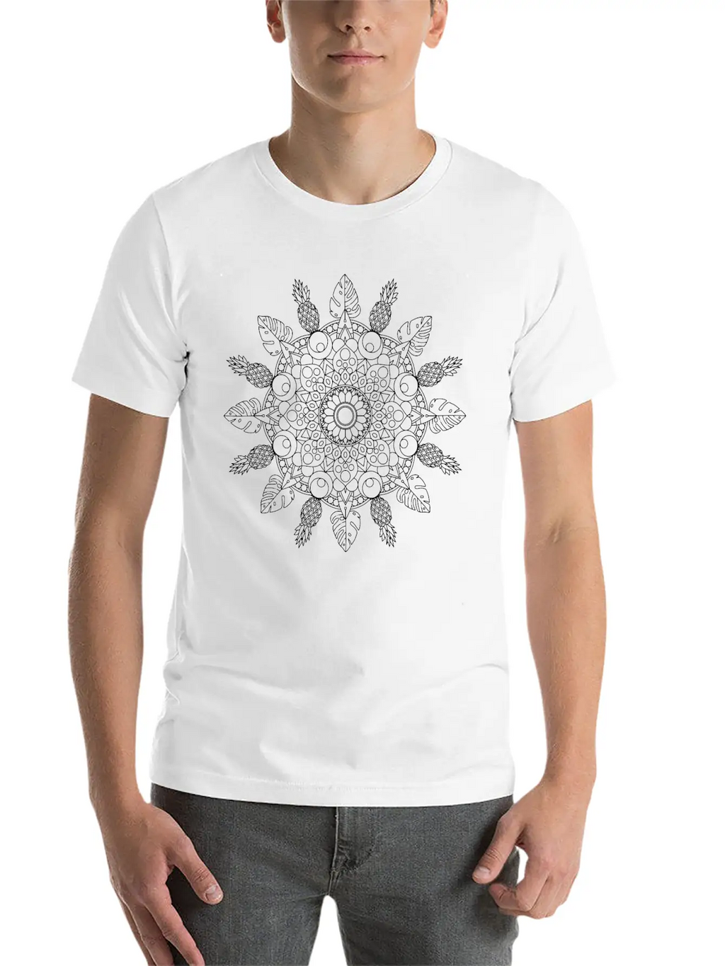 Mandala Art Spirits 39 Unisex Casual T-Shirt – Clean Design For Daily Comfort
