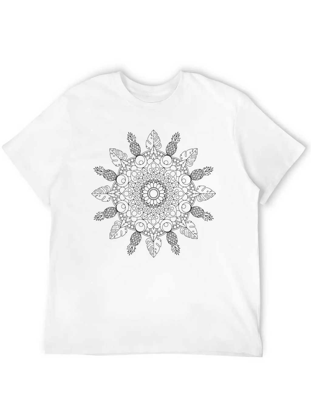 Mandala Art Spirits 39 Unisex Casual T-Shirt – Clean Design For Daily Comfort