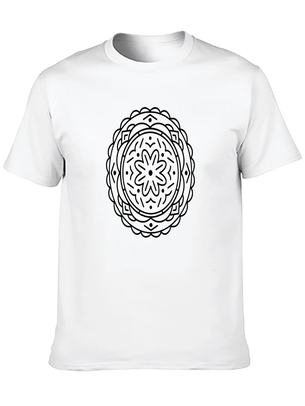 Mandala Classic Cotton Tee – Unisex Comfort For Any Season