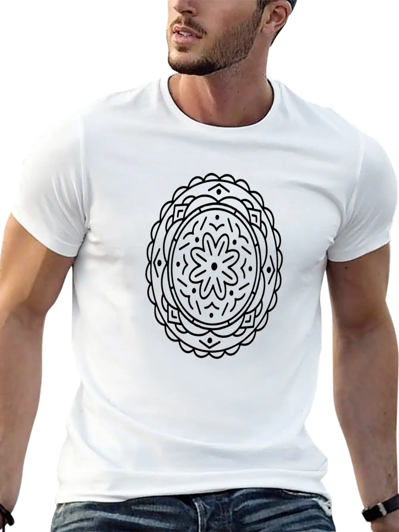 Mandala Classic Cotton Tee – Unisex Comfort For Any Season