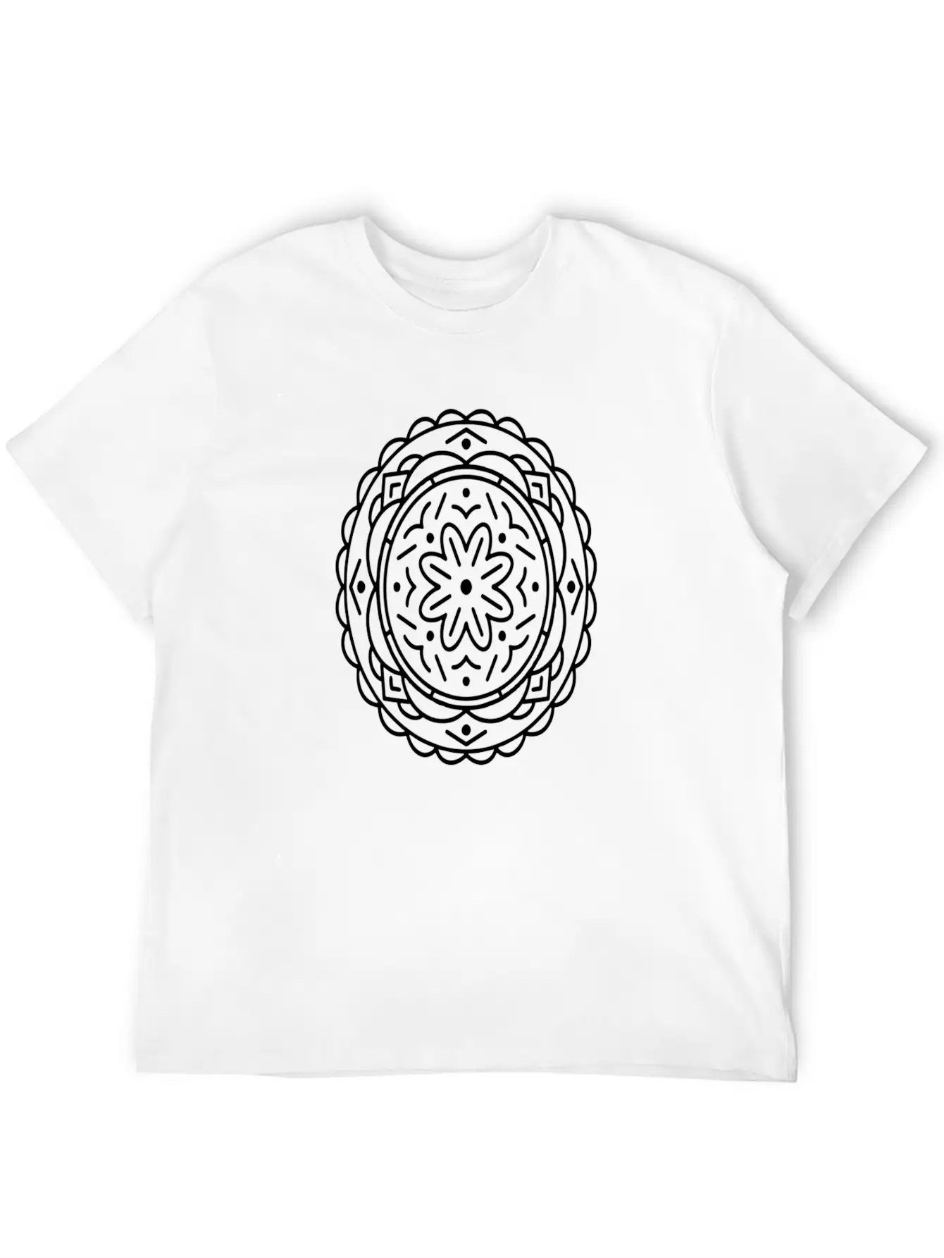 Mandala Classic Cotton Tee – Unisex Comfort For Any Season