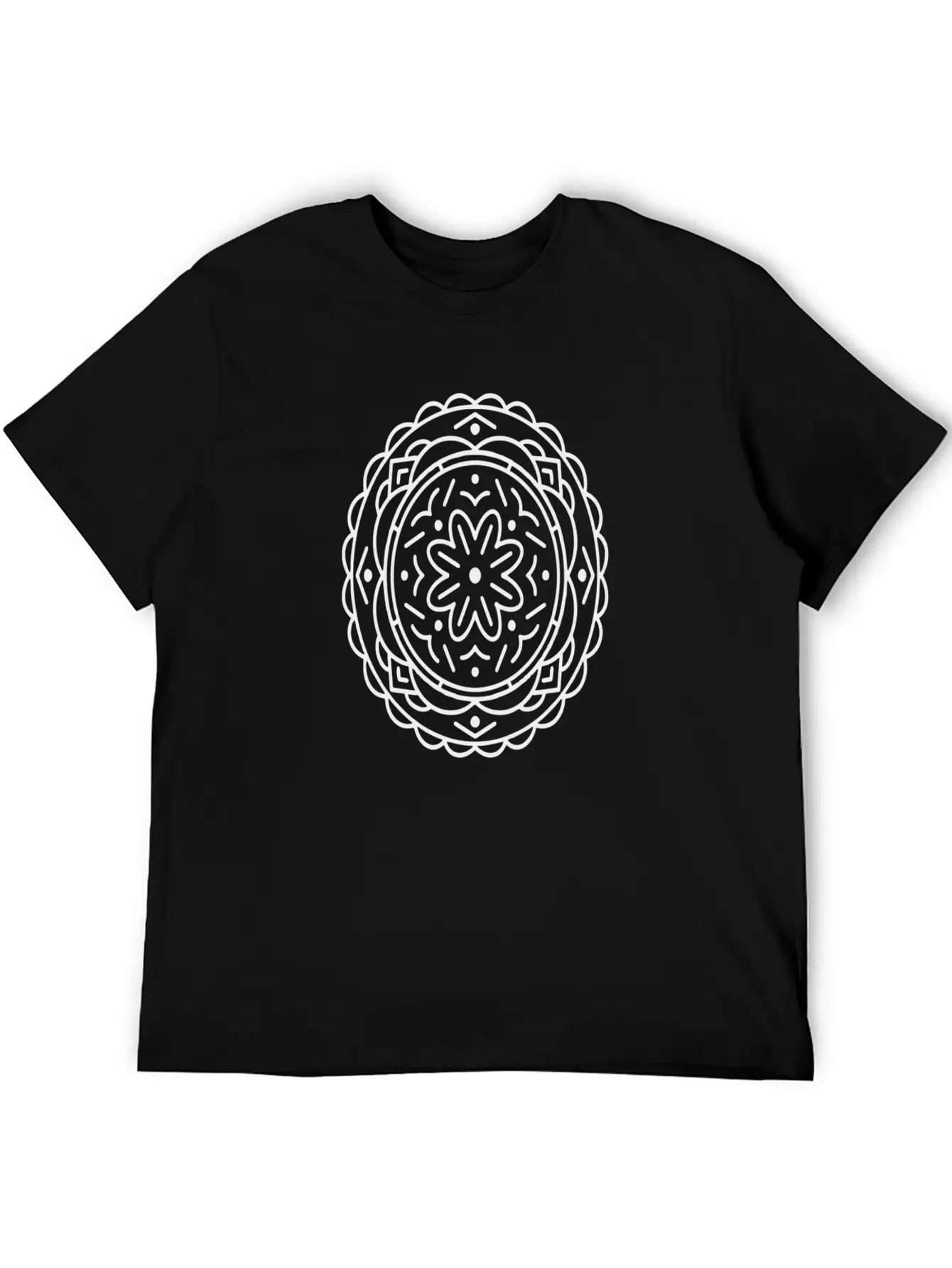 Mandala Classic Cotton Tee – Unisex Comfort For Any Season
