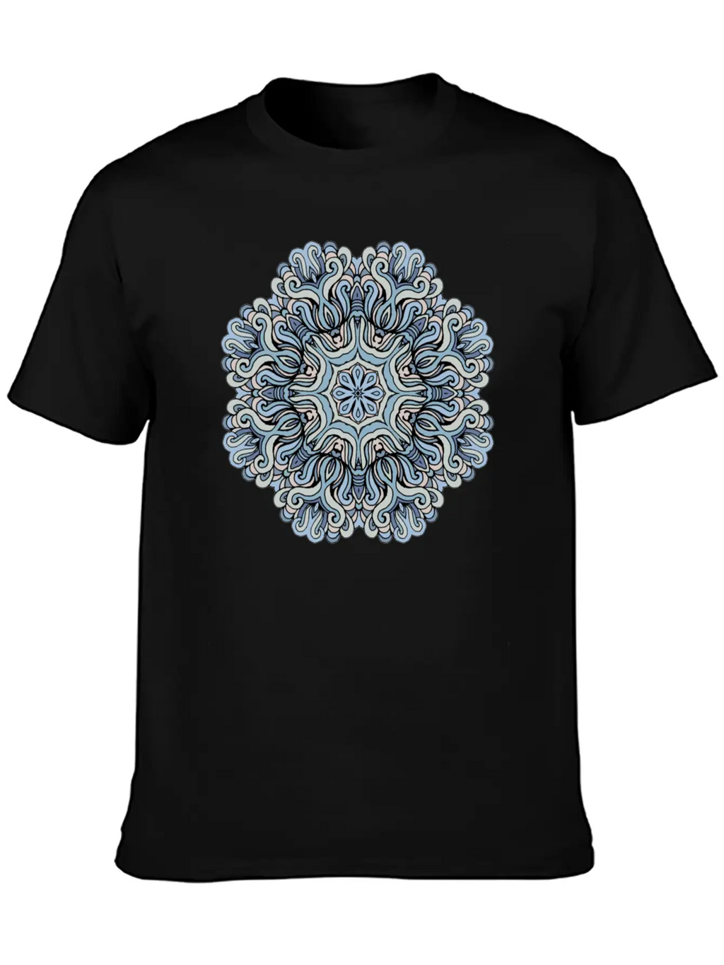 Mandala Heaven Timeless Short Sleeve Tee – Comfy And Minimalist Design