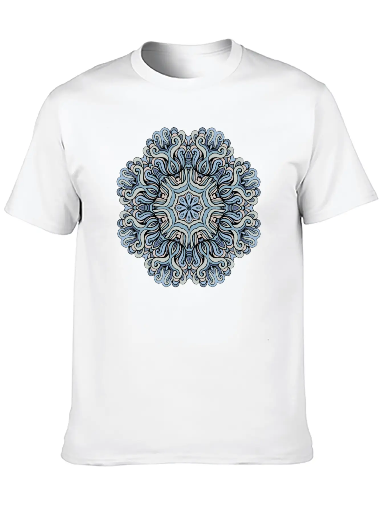 Mandala Heaven Timeless Short Sleeve Tee – Comfy And Minimalist Design
