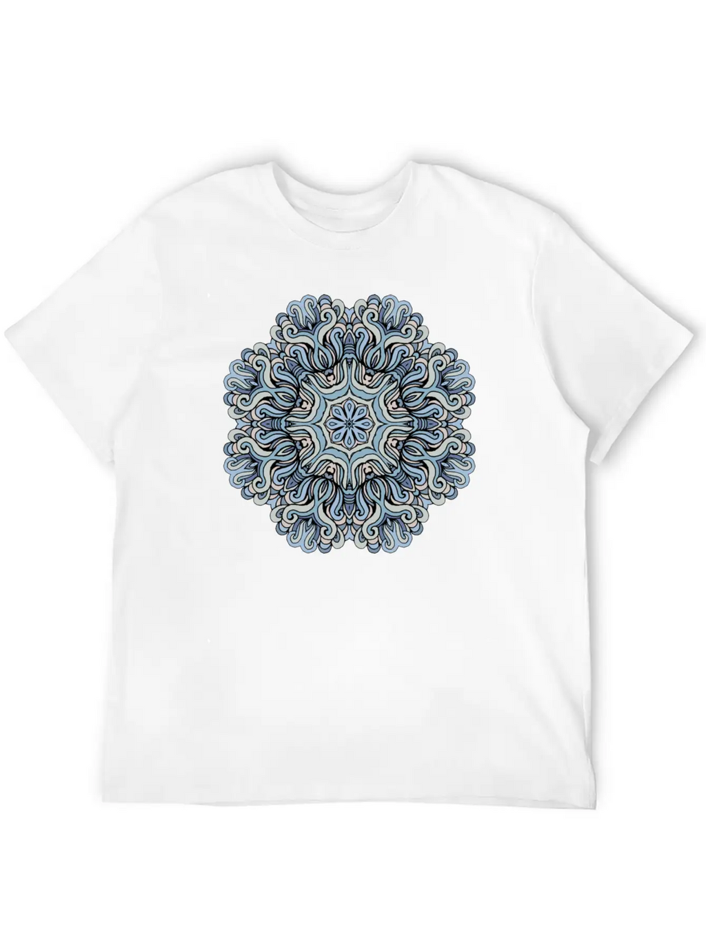 Mandala Heaven Timeless Short Sleeve Tee – Comfy And Minimalist Design