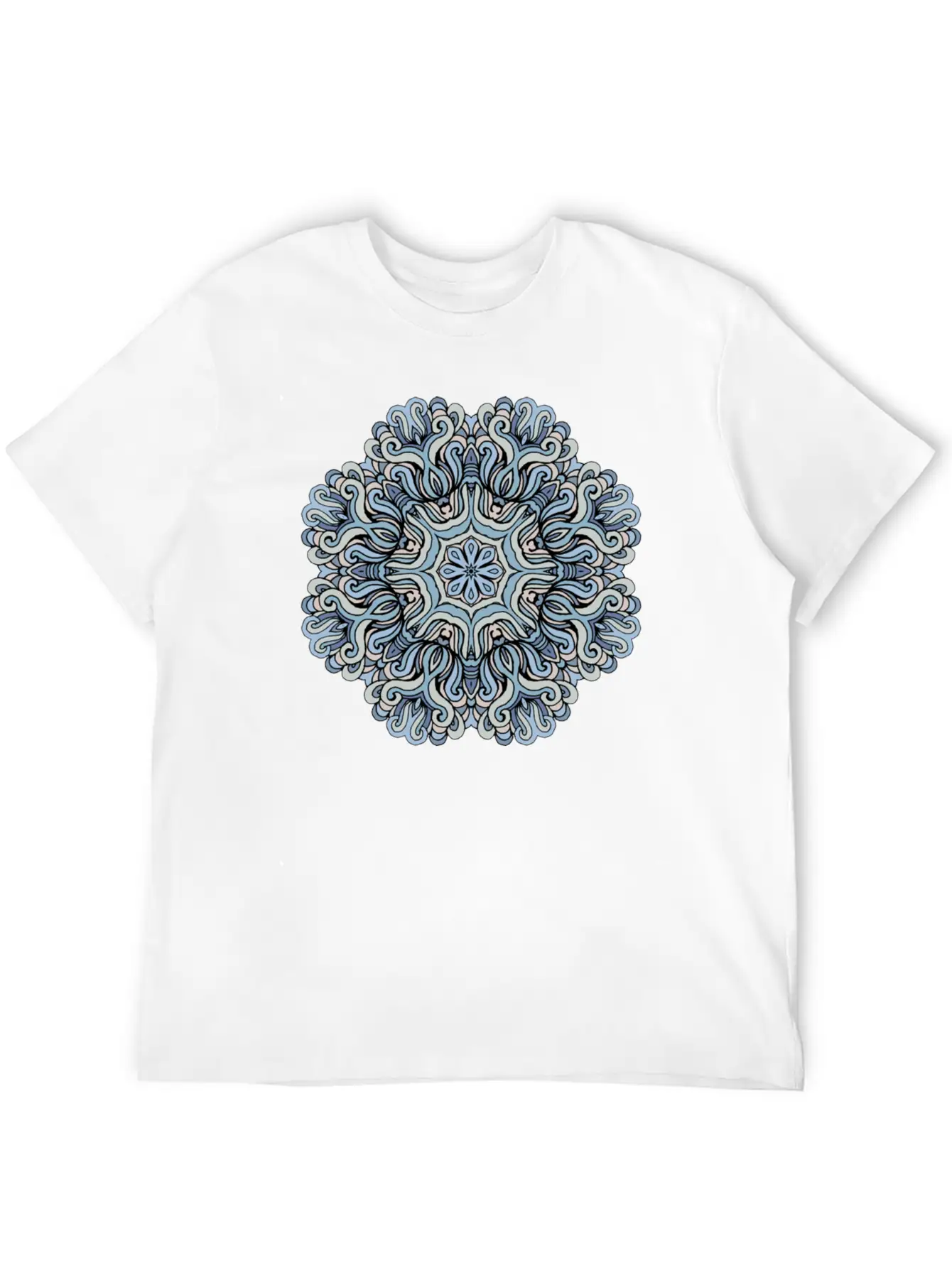 Mandala Heaven Timeless Short Sleeve Tee – Comfy And Minimalist Design