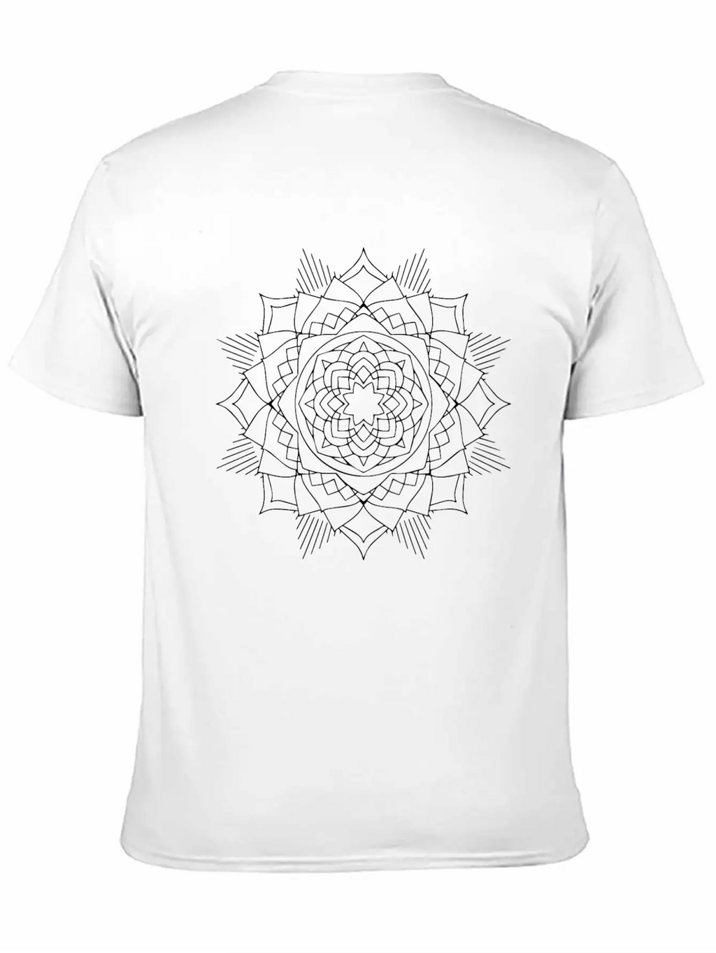 Mandala Oldschool MANDALA Ink Tattoo Newschool Mod Essential Cotton Tee For Daily Outfits – Unisex Style