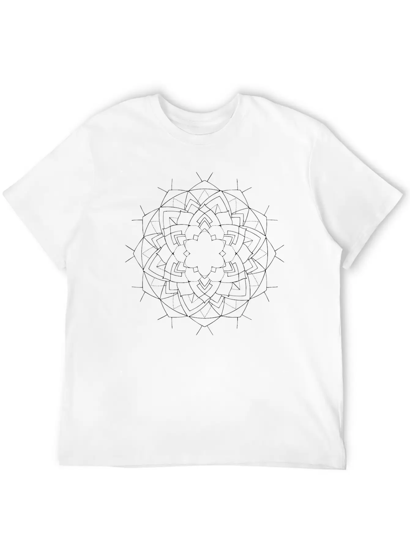 Mandala Oldschool MANDALA Ink Tattoo Newschool Mod Relaxed Everyday Tee – Lightweight And Durable Cotton