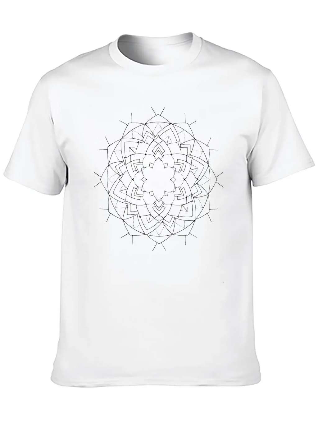Mandala Oldschool MANDALA Ink Tattoo Newschool Mod Relaxed Everyday Tee – Lightweight And Durable Cotton