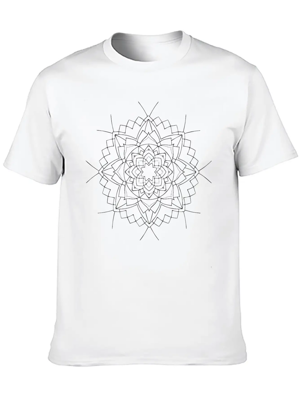 Mandala Oldschool MANDALA Ink Tattoo Newschool Mod Stylish Everyday T-Shirt – Unisex Basic Cotton Tee