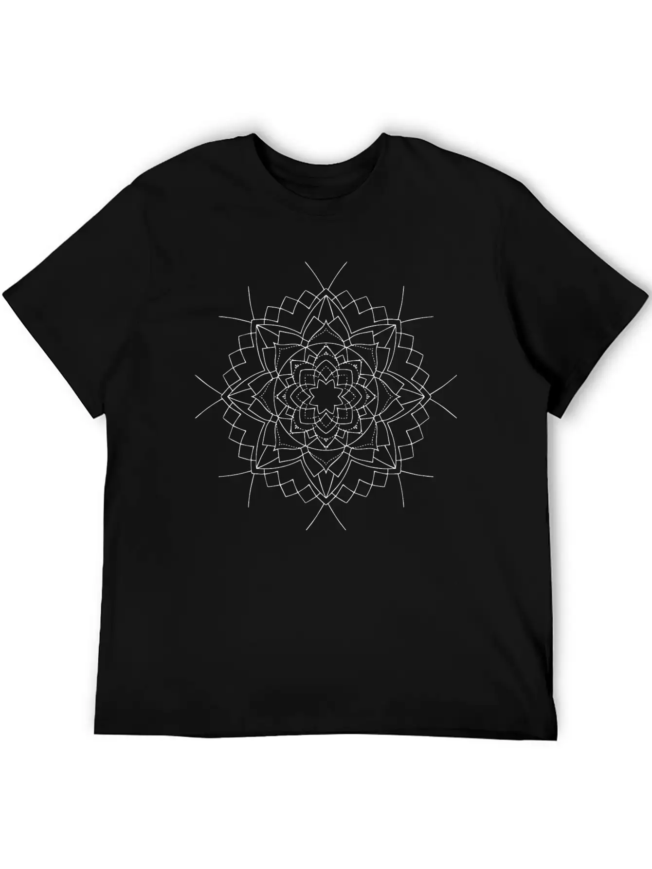 Mandala Oldschool MANDALA Ink Tattoo Newschool Mod Stylish Everyday T-Shirt – Unisex Basic Cotton Tee