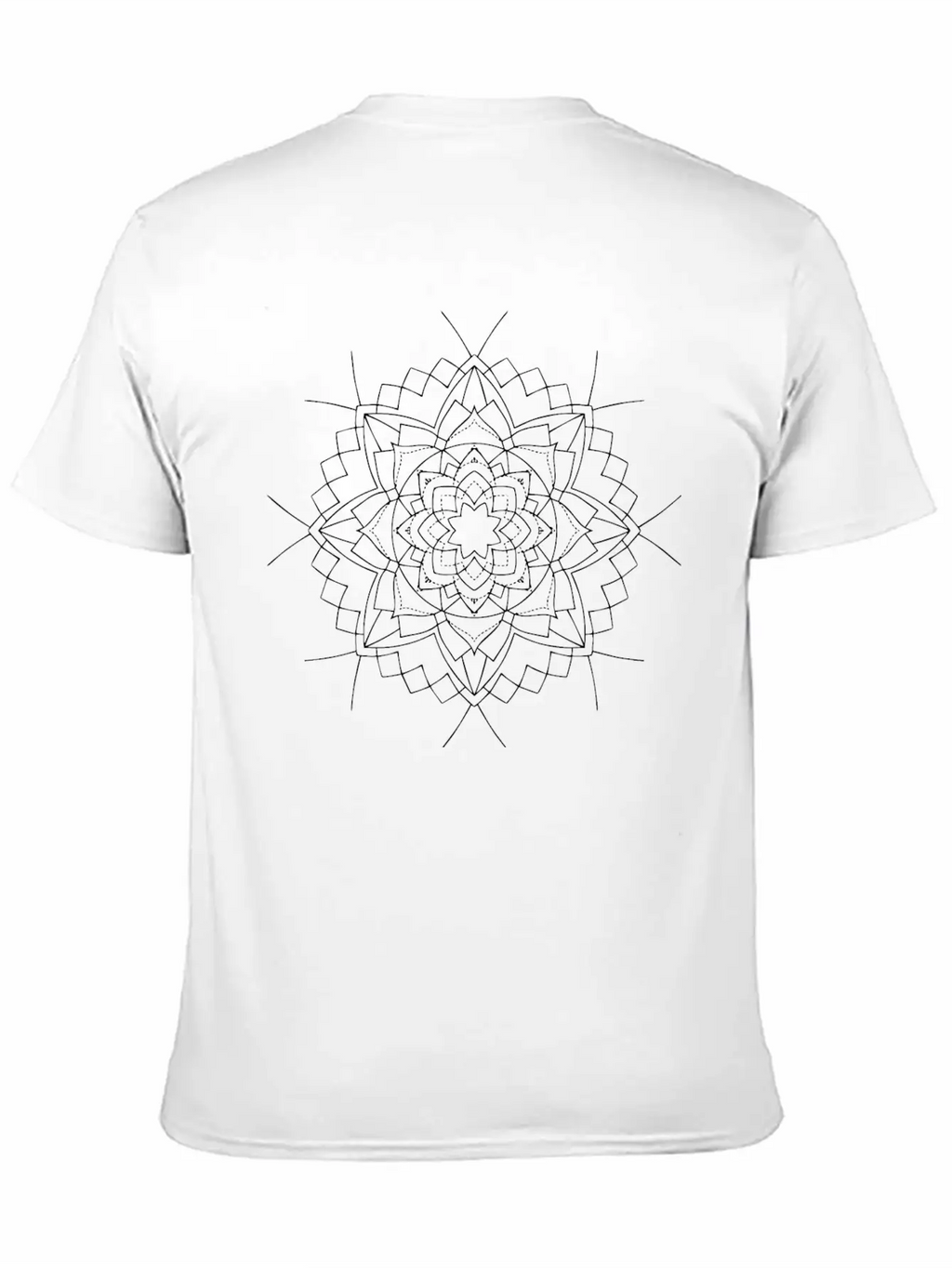 Mandala Oldschool MANDALA Ink Tattoo Newschool Mod Stylish Everyday T-Shirt – Unisex Basic Cotton Tee