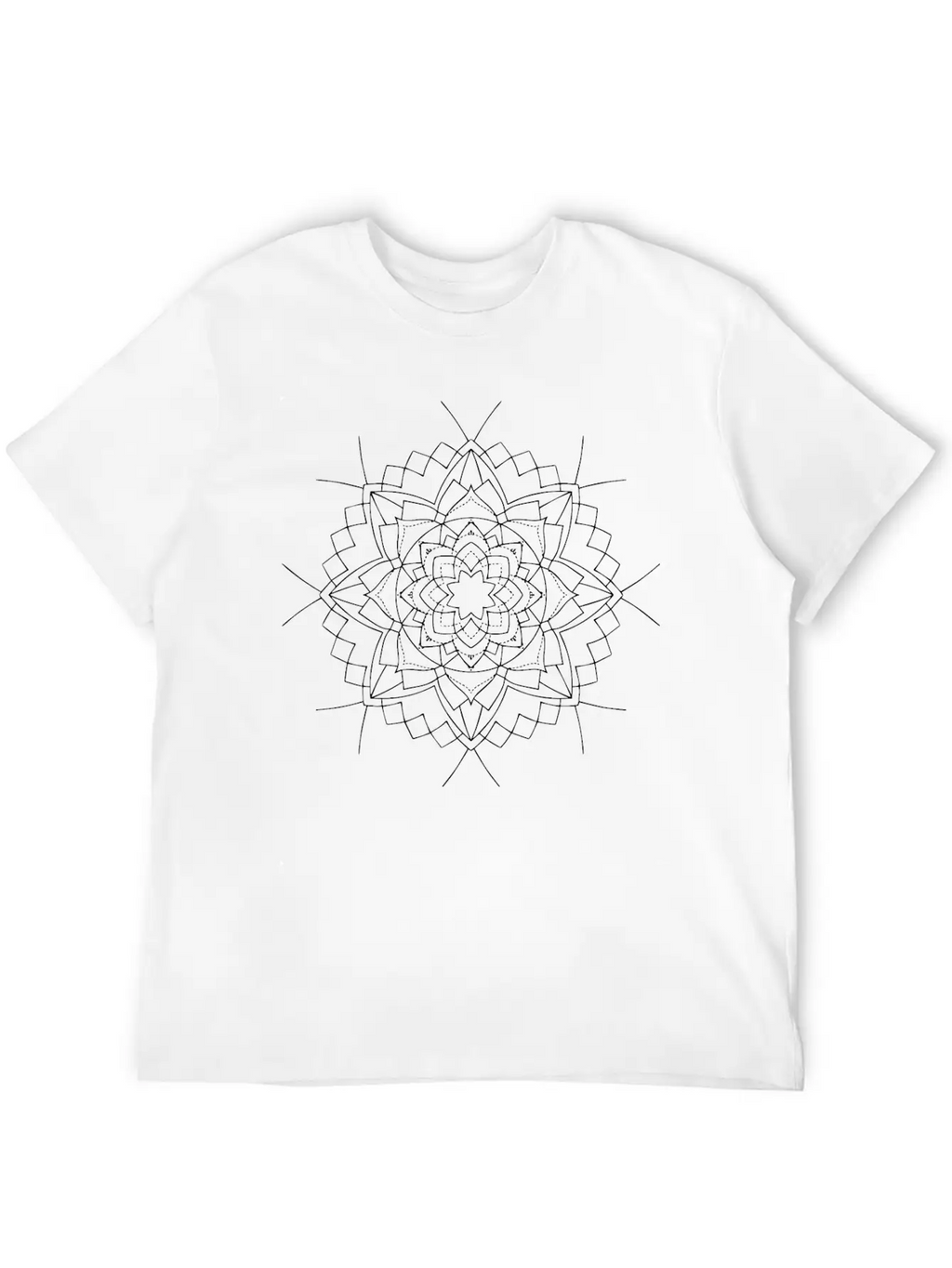 Mandala Oldschool MANDALA Ink Tattoo Newschool Mod Stylish Everyday T-Shirt – Unisex Basic Cotton Tee