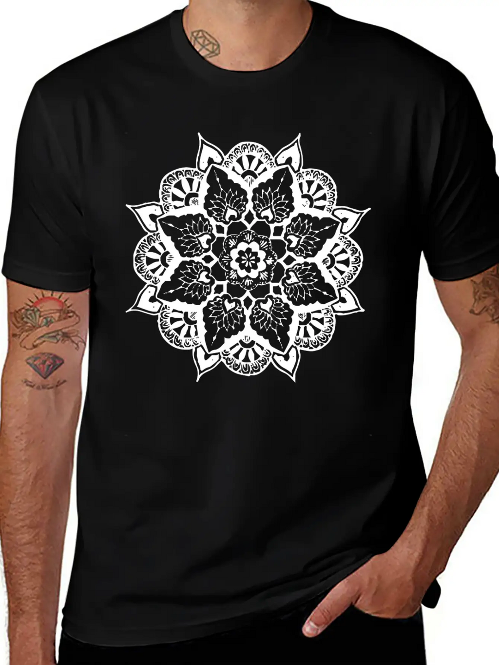 Mandala Timeless Short Sleeve Tee – Comfy And Minimalist Design