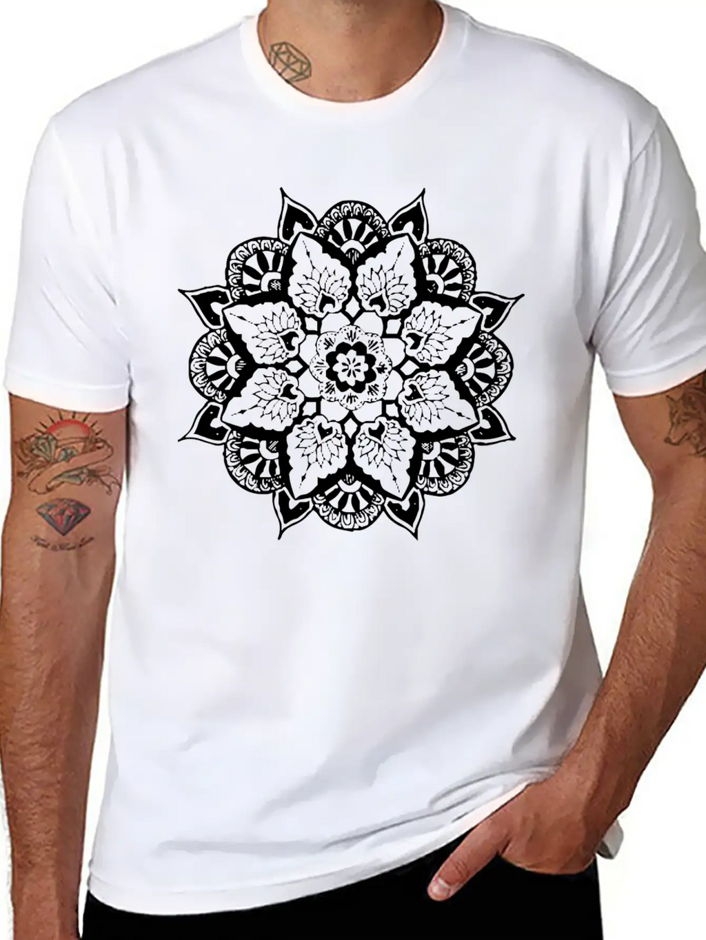 Mandala Timeless Short Sleeve Tee – Comfy And Minimalist Design