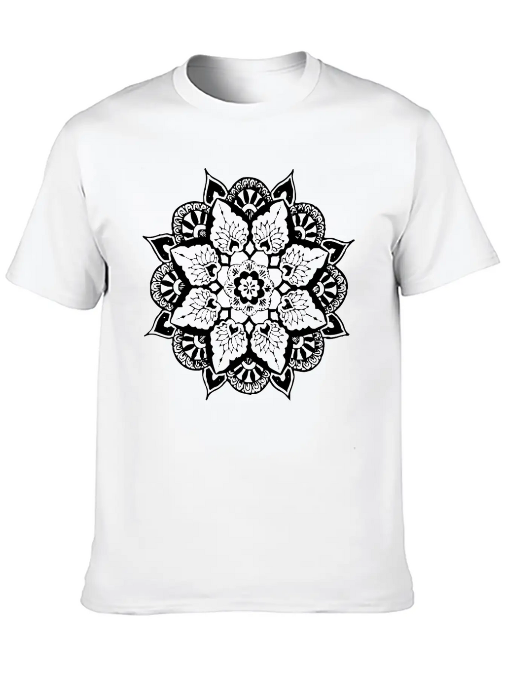 Mandala Timeless Short Sleeve Tee – Comfy And Minimalist Design