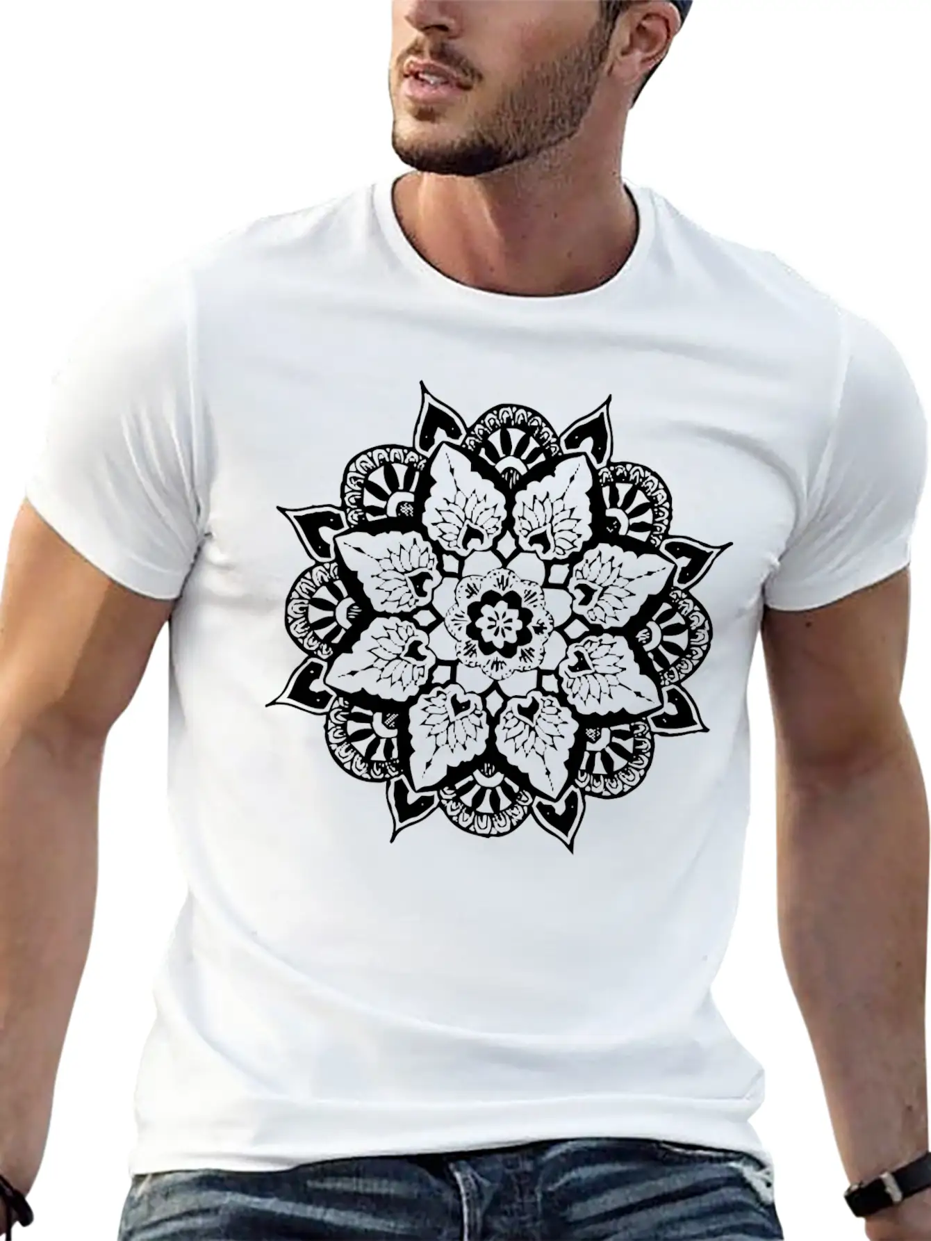 Mandala Timeless Short Sleeve Tee – Comfy And Minimalist Design