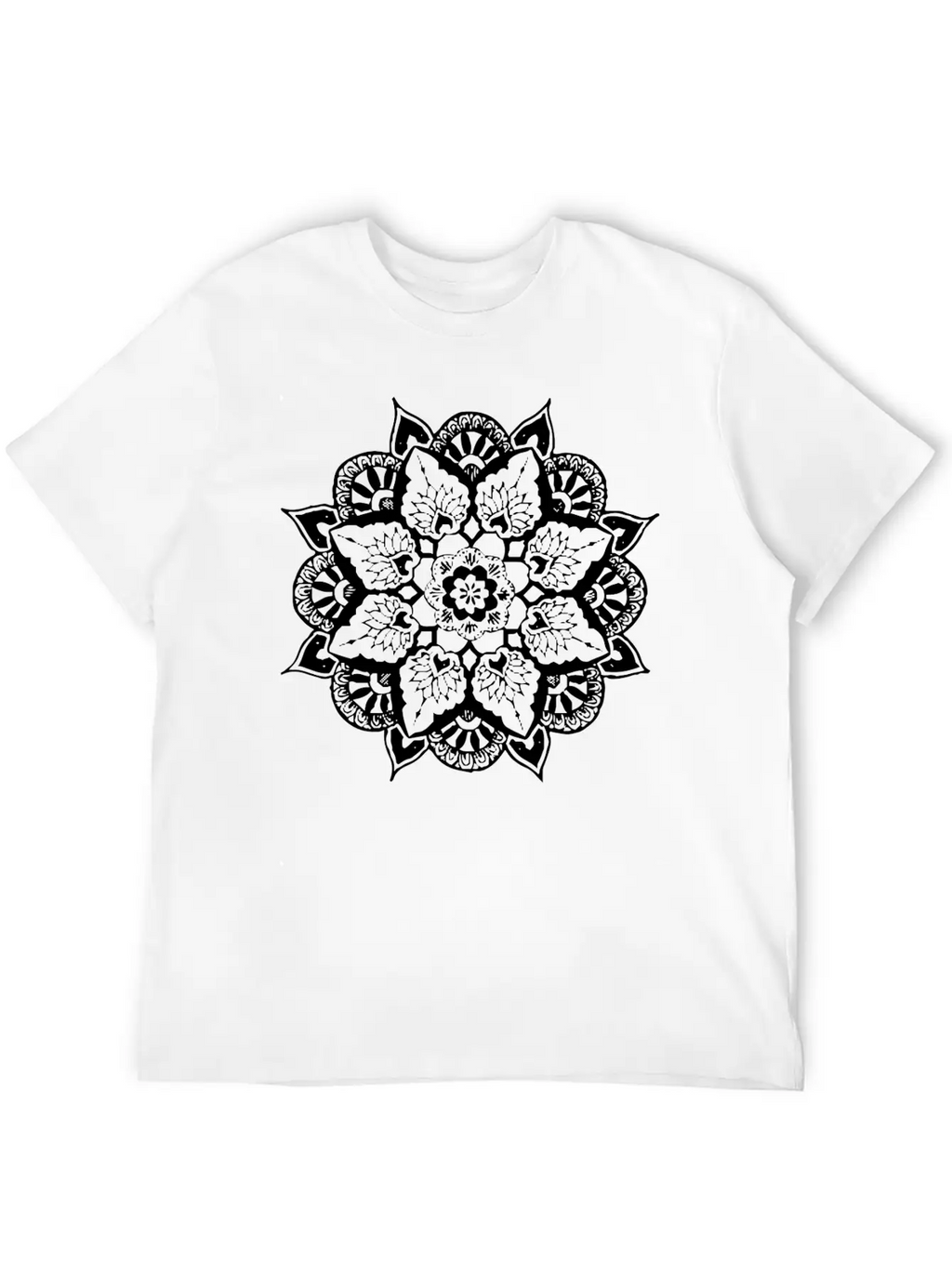 Mandala Timeless Short Sleeve Tee – Comfy And Minimalist Design