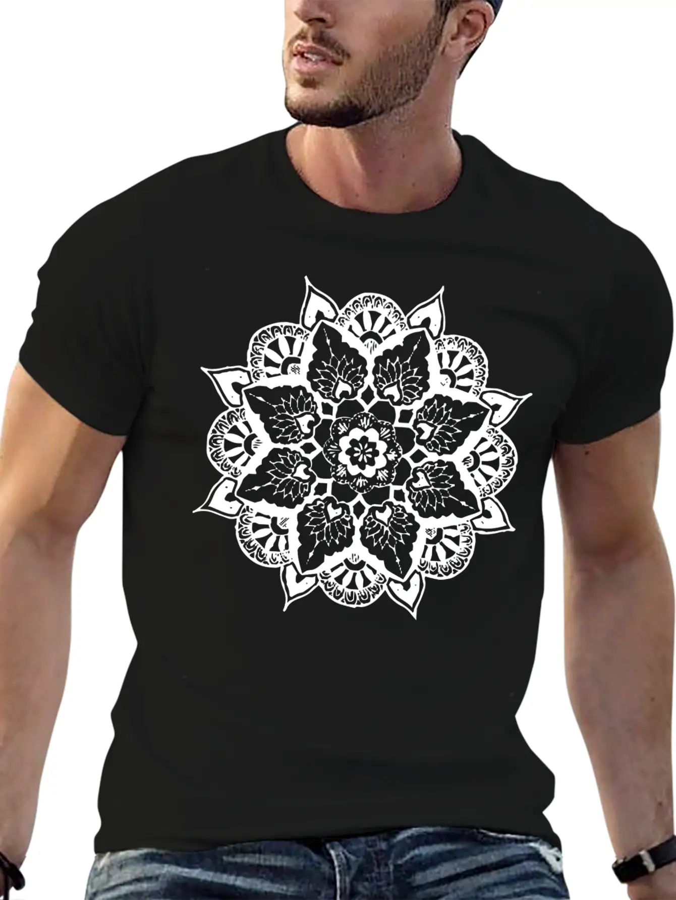 Mandala Timeless Short Sleeve Tee – Comfy And Minimalist Design