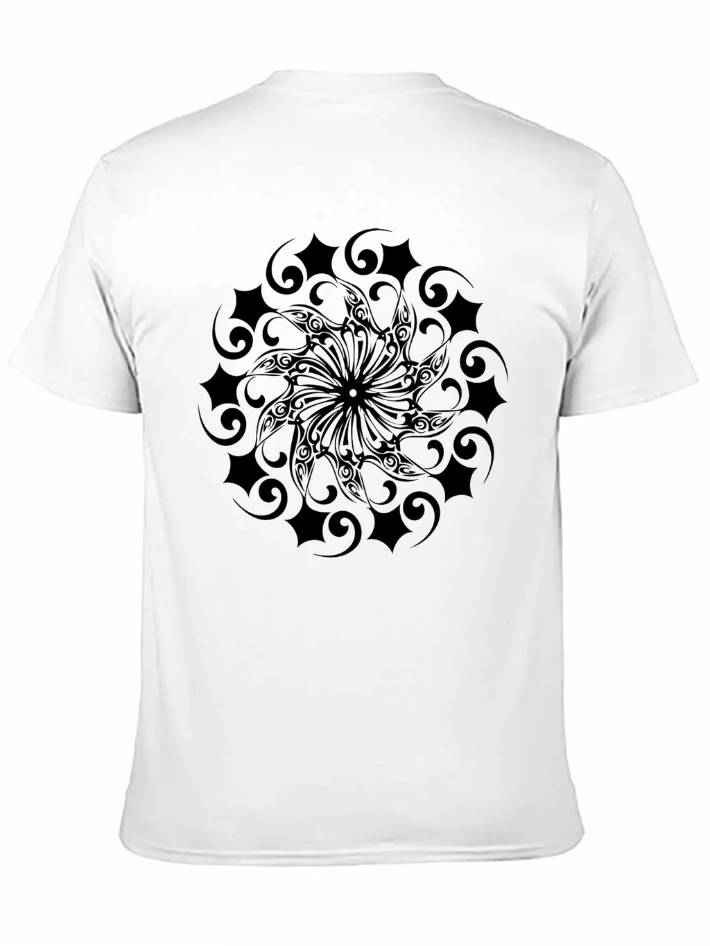 Mandala Vector Shape Geometric Basic Graphic T-Shirt – Daily Comfort In Soft Cotton