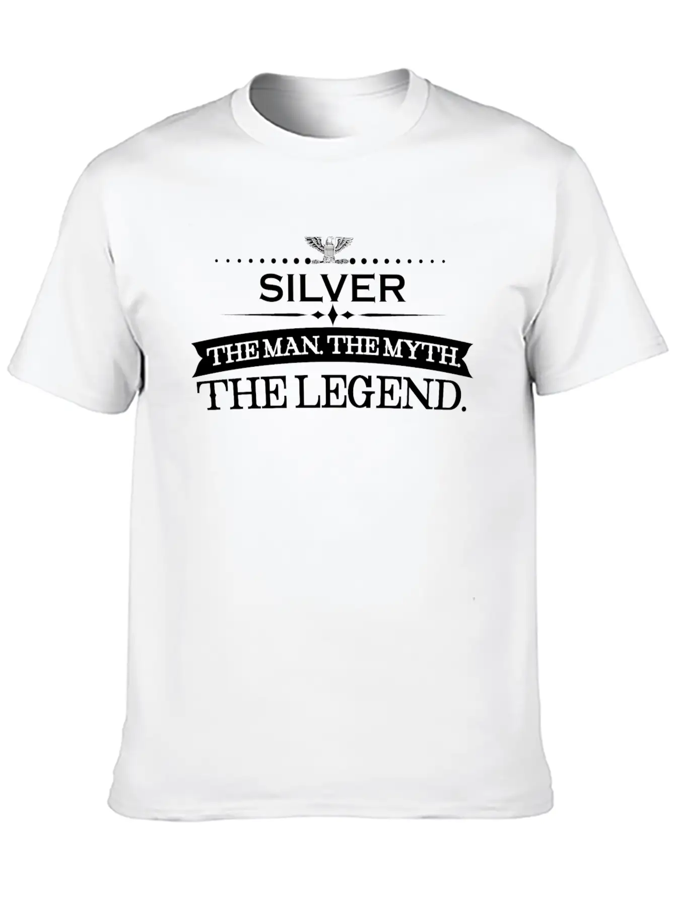 Mann Mythos Legende Geschenk Silver Relaxed Everyday Tee – Lightweight And Durable Cotton