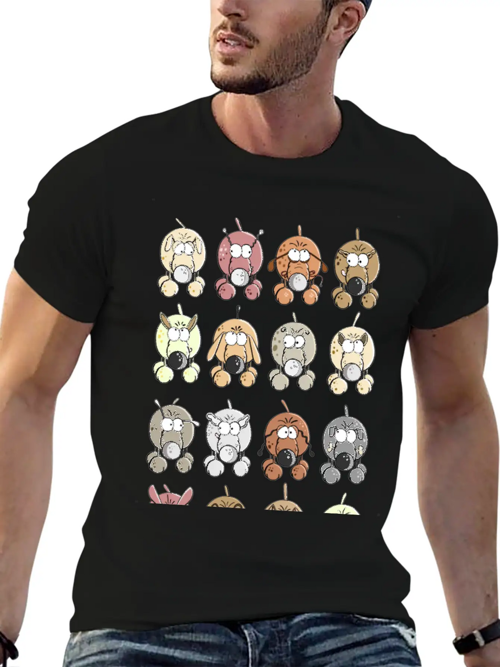 Many Dogs Modern Fit Casual T-Shirt – Clean And Versatile Design