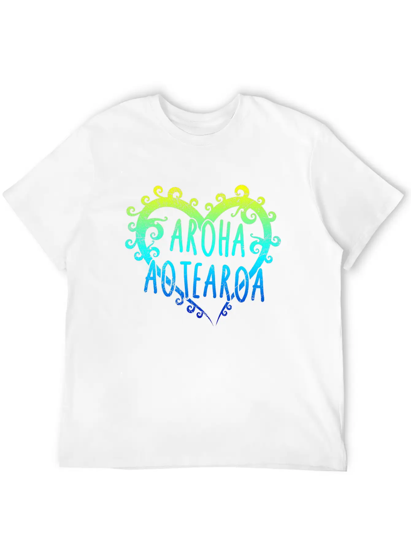 Maori Aroha Aotearoa Siver Fern Heart Gift Idea Essential Cotton Tee For Daily Outfits – Unisex Style