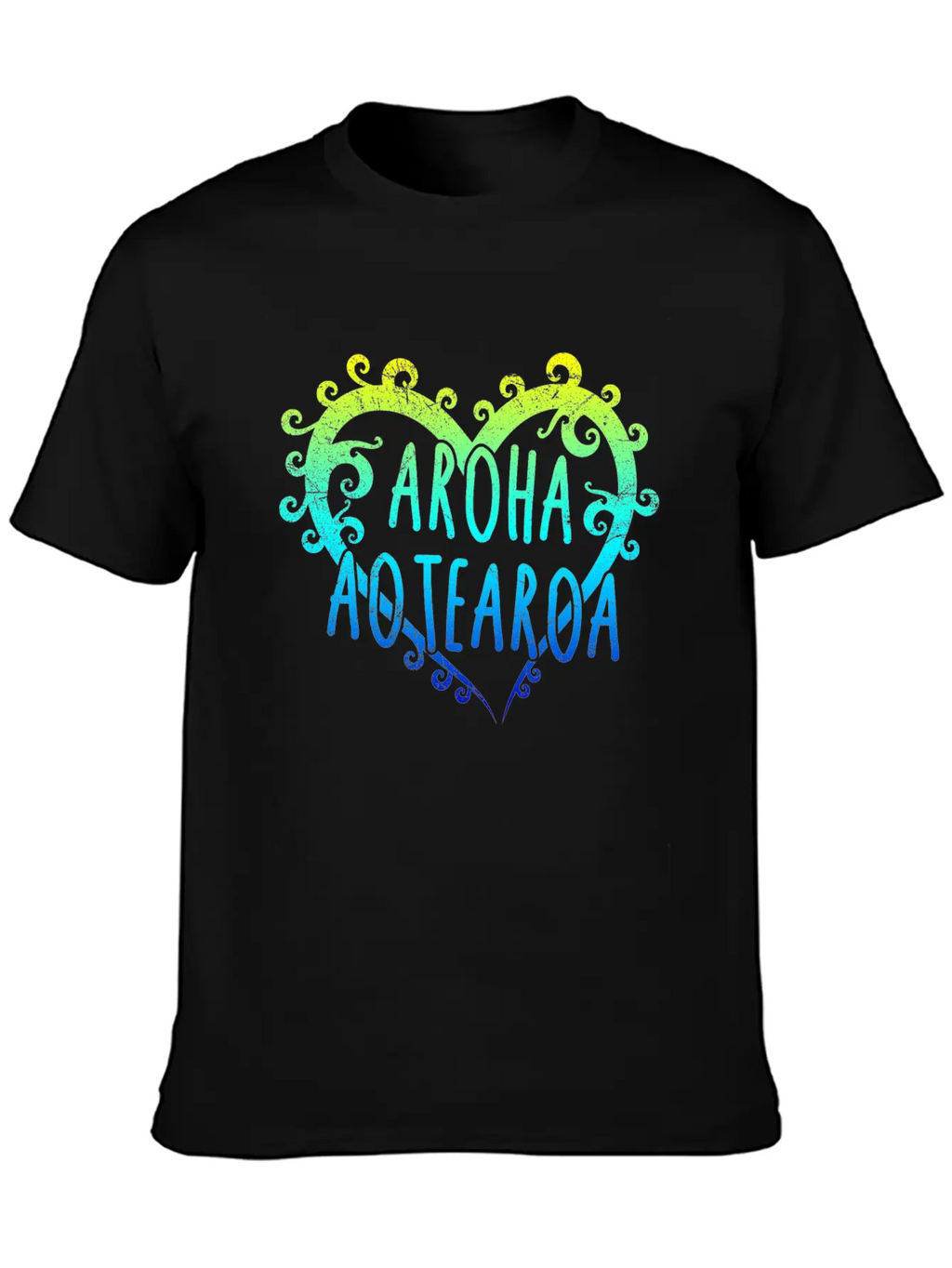 Maori Aroha Aotearoa Siver Fern Heart Gift Idea Essential Cotton Tee For Daily Outfits – Unisex Style