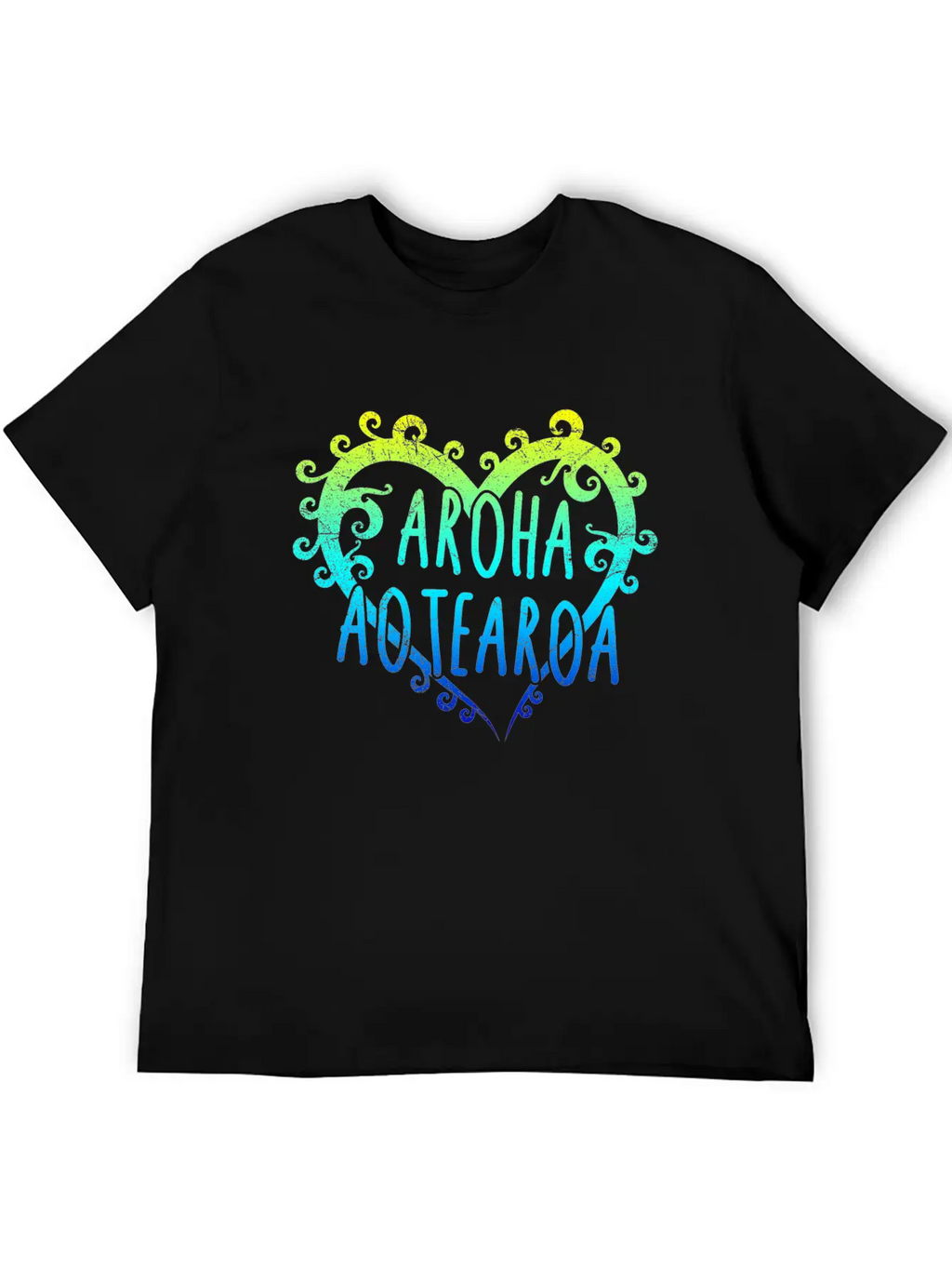 Maori Aroha Aotearoa Siver Fern Heart Gift Idea Essential Cotton Tee For Daily Outfits – Unisex Style