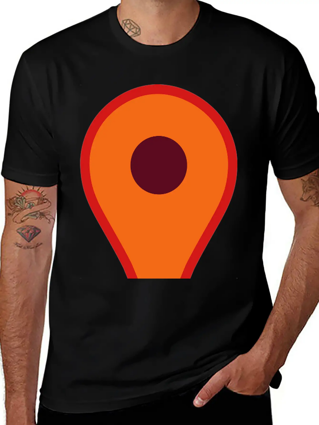 Map Pin 2 Relaxed Everyday Tee – Lightweight And Durable Cotton