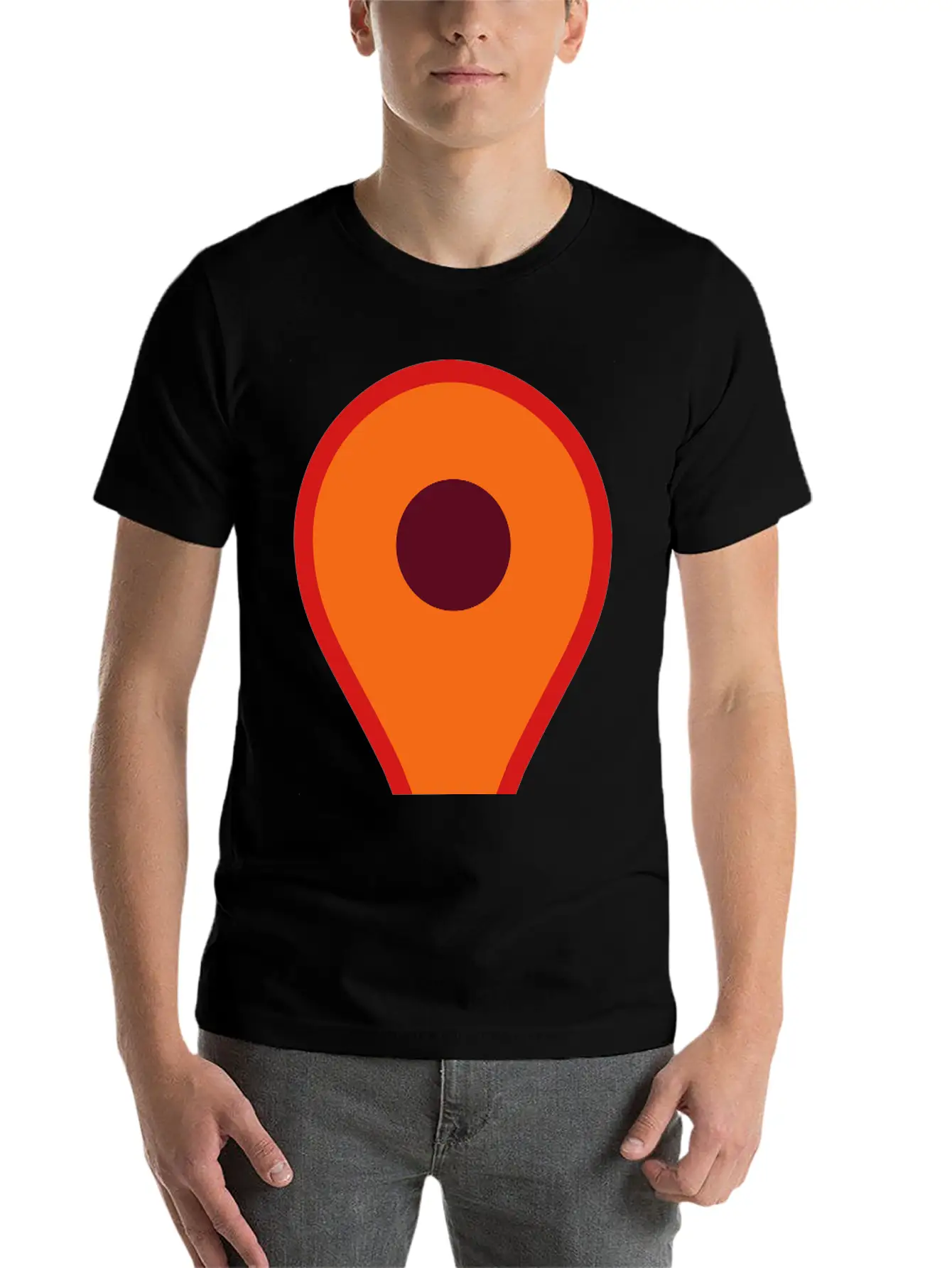 Map Pin 2 Relaxed Everyday Tee – Lightweight And Durable Cotton