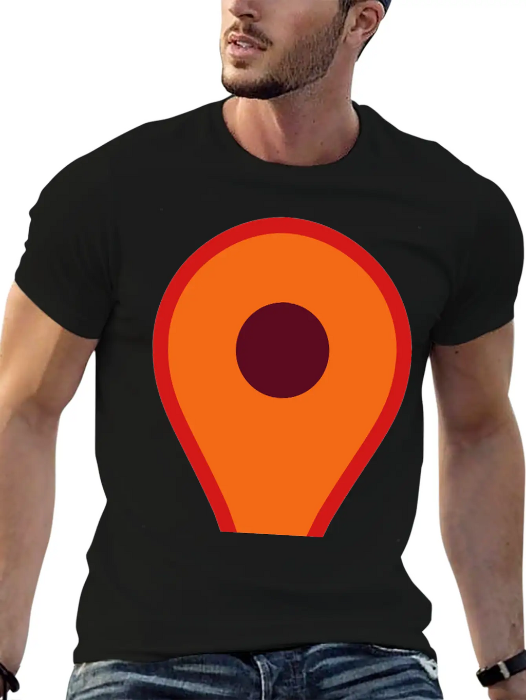 Map Pin 2 Relaxed Everyday Tee – Lightweight And Durable Cotton