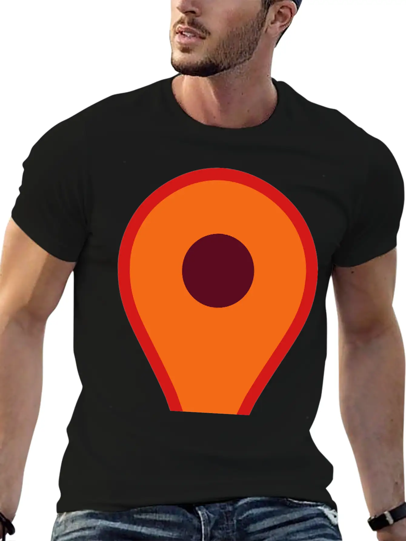 Map Pin 2 Relaxed Everyday Tee – Lightweight And Durable Cotton