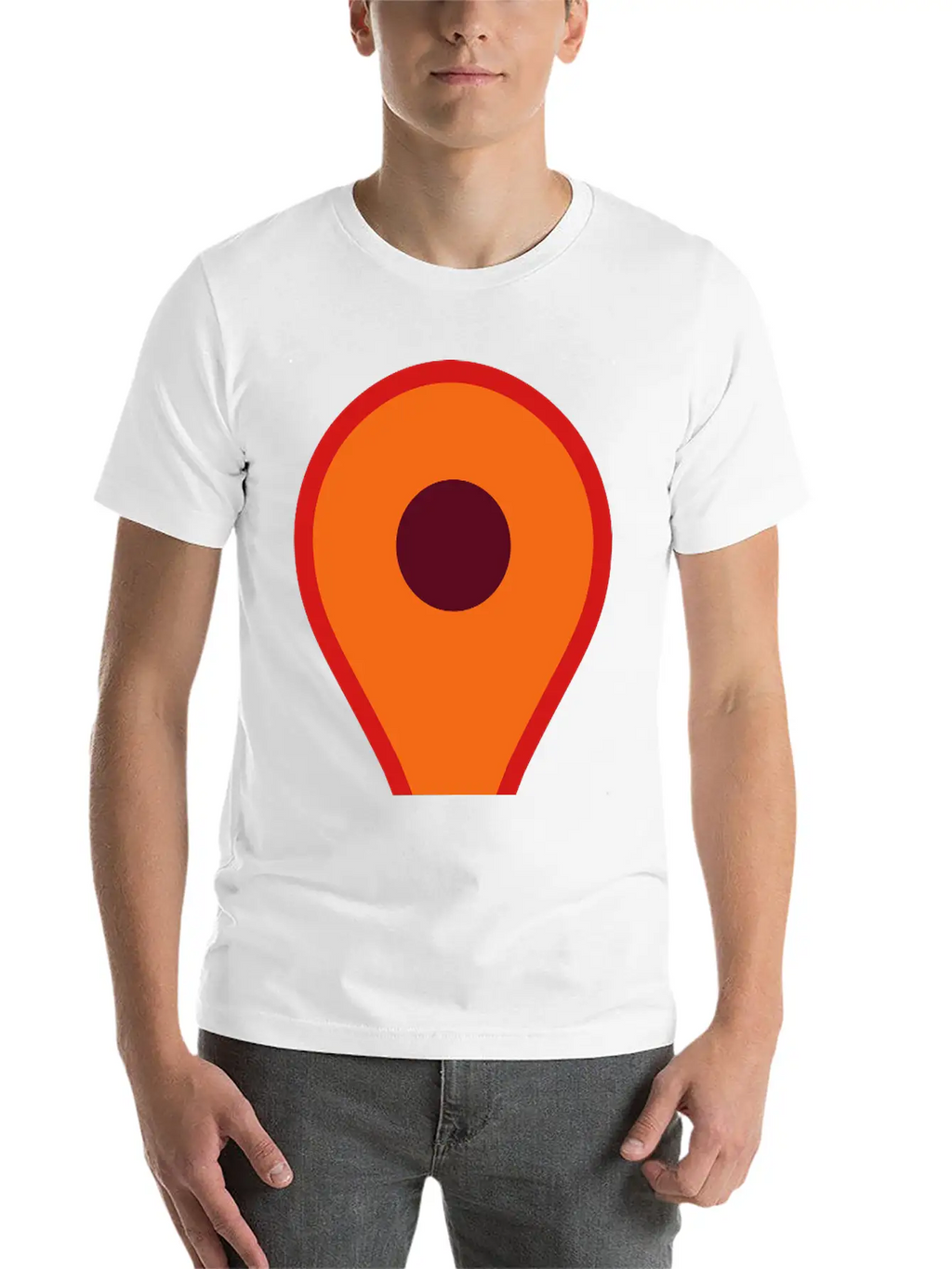 Map Pin 2 Relaxed Everyday Tee – Lightweight And Durable Cotton