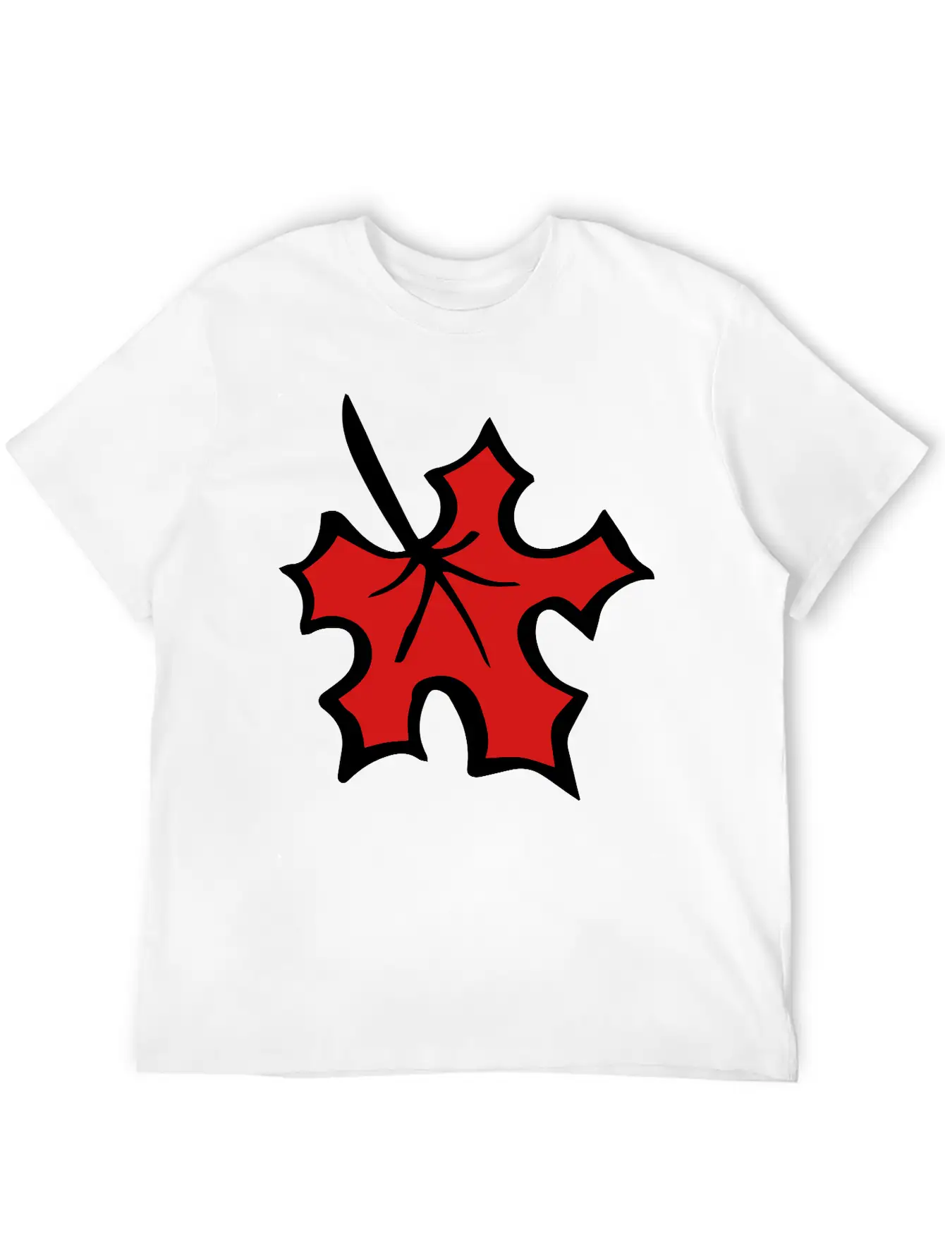 Maple Leaf Breathable Graphic T-Shirt – Perfect For Casual Days