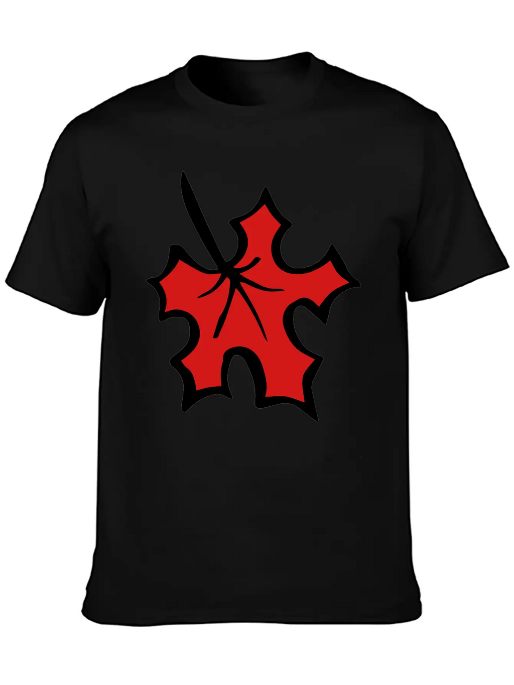 Maple Leaf Breathable Graphic T-Shirt – Perfect For Casual Days