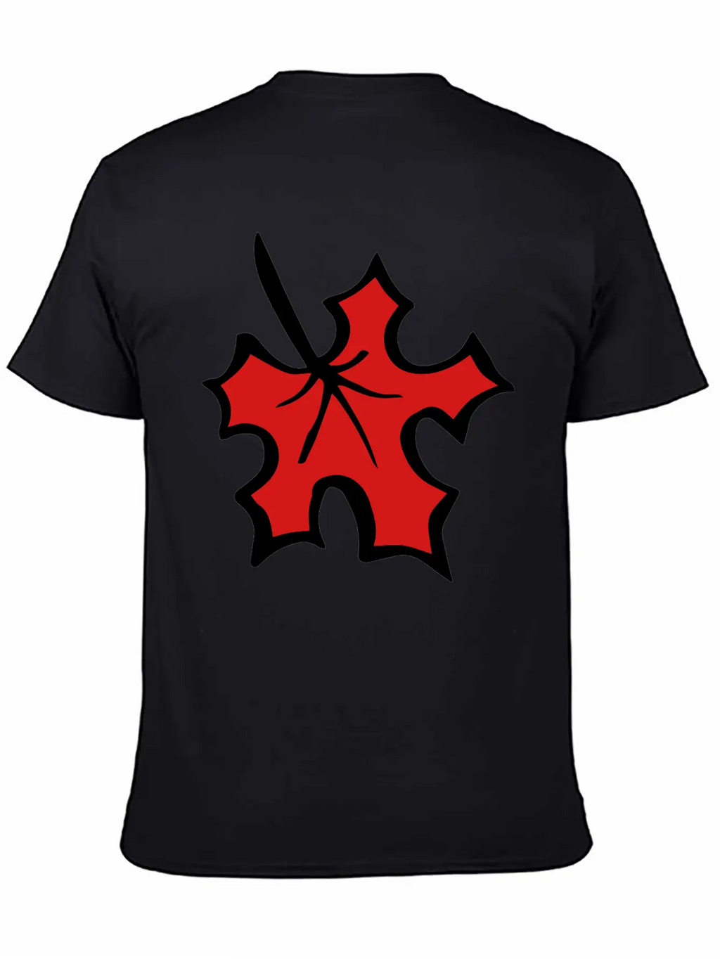 Maple Leaf Breathable Graphic T-Shirt – Perfect For Casual Days