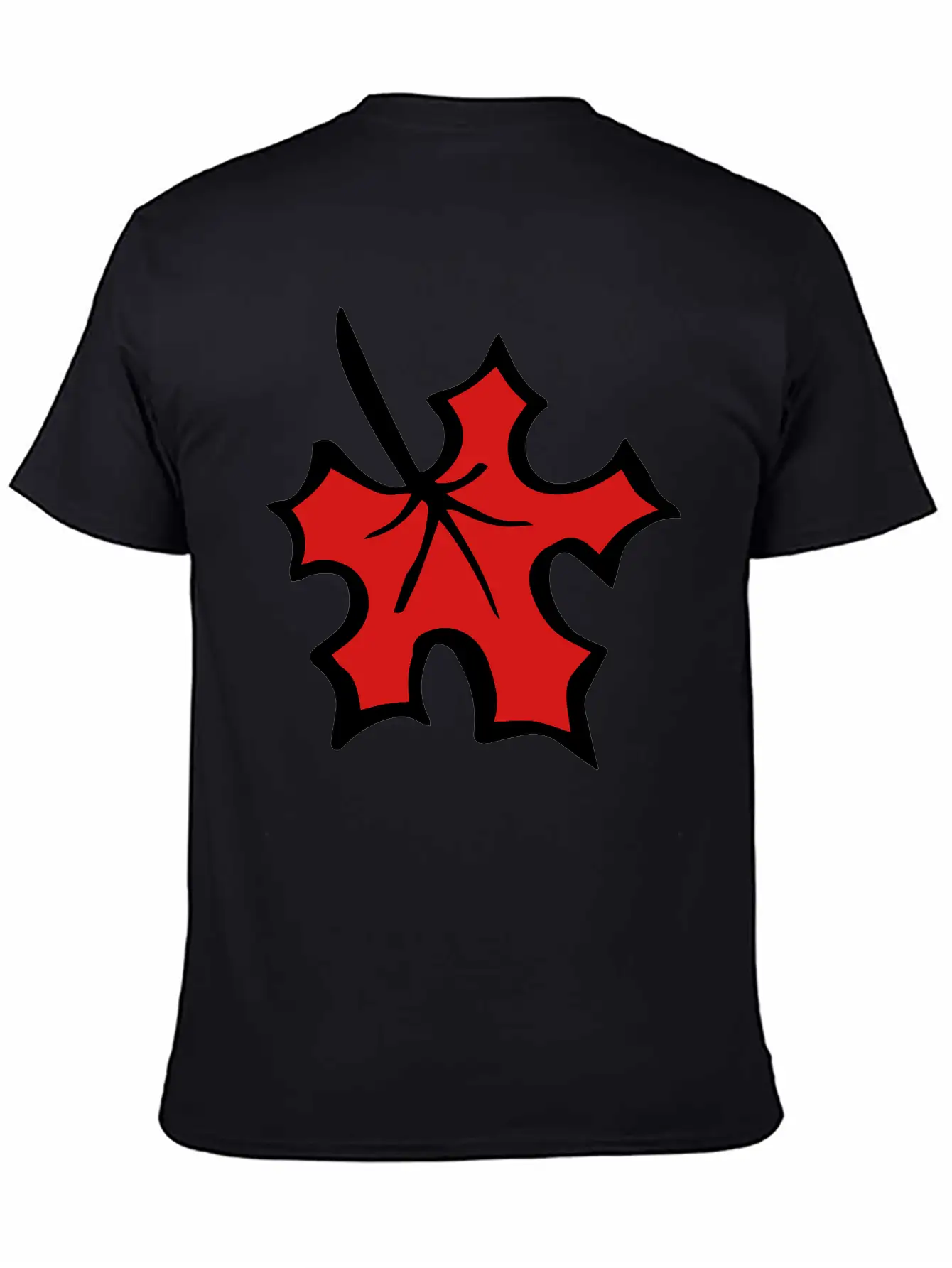 Maple Leaf Breathable Graphic T-Shirt – Perfect For Casual Days