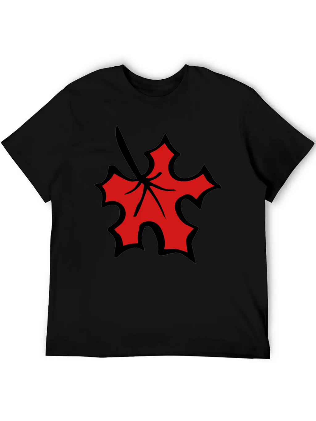 Maple Leaf Breathable Graphic T-Shirt – Perfect For Casual Days