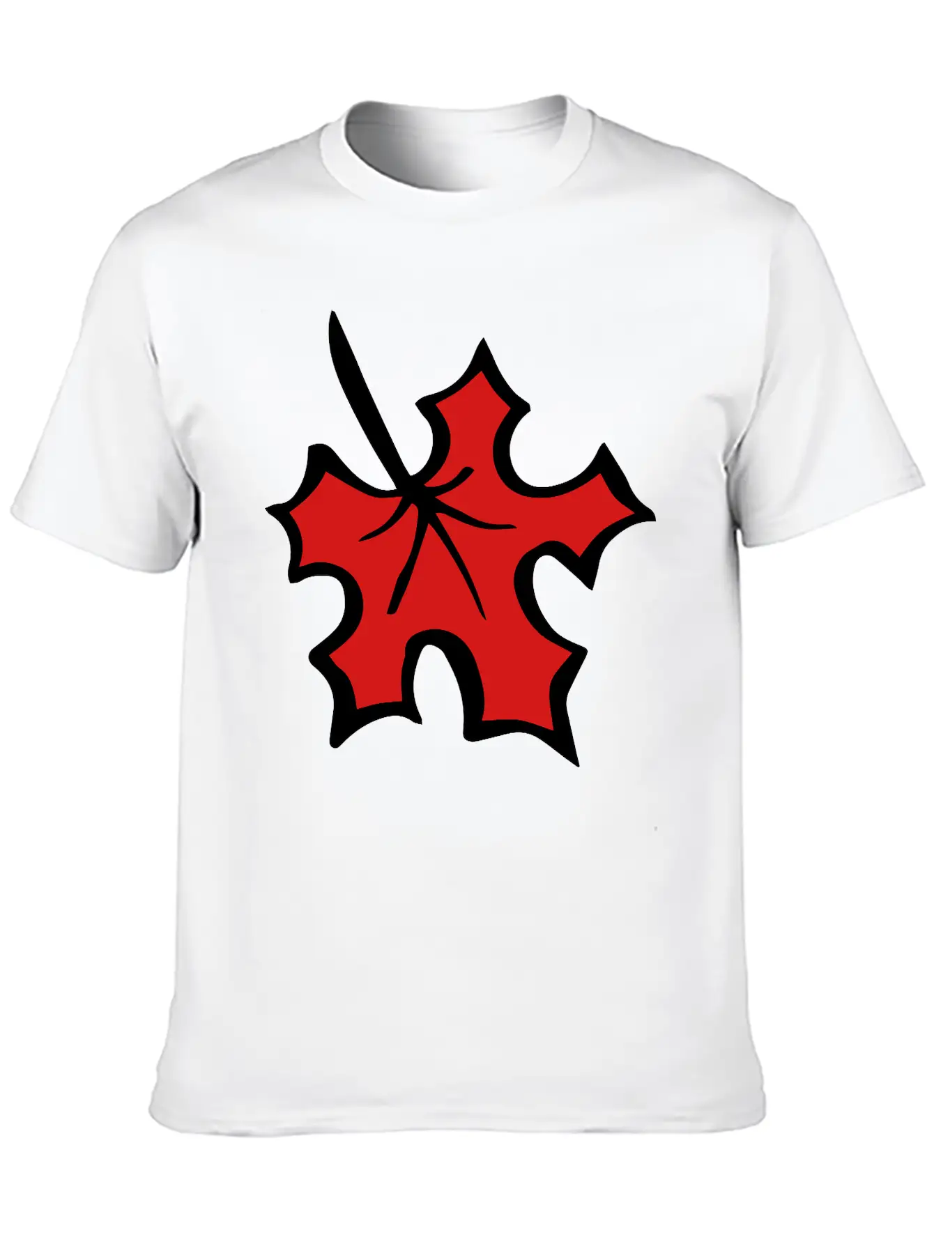 Maple Leaf Breathable Graphic T-Shirt – Perfect For Casual Days