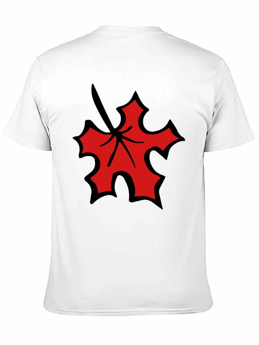 Maple Leaf Breathable Graphic T-Shirt – Perfect For Casual Days