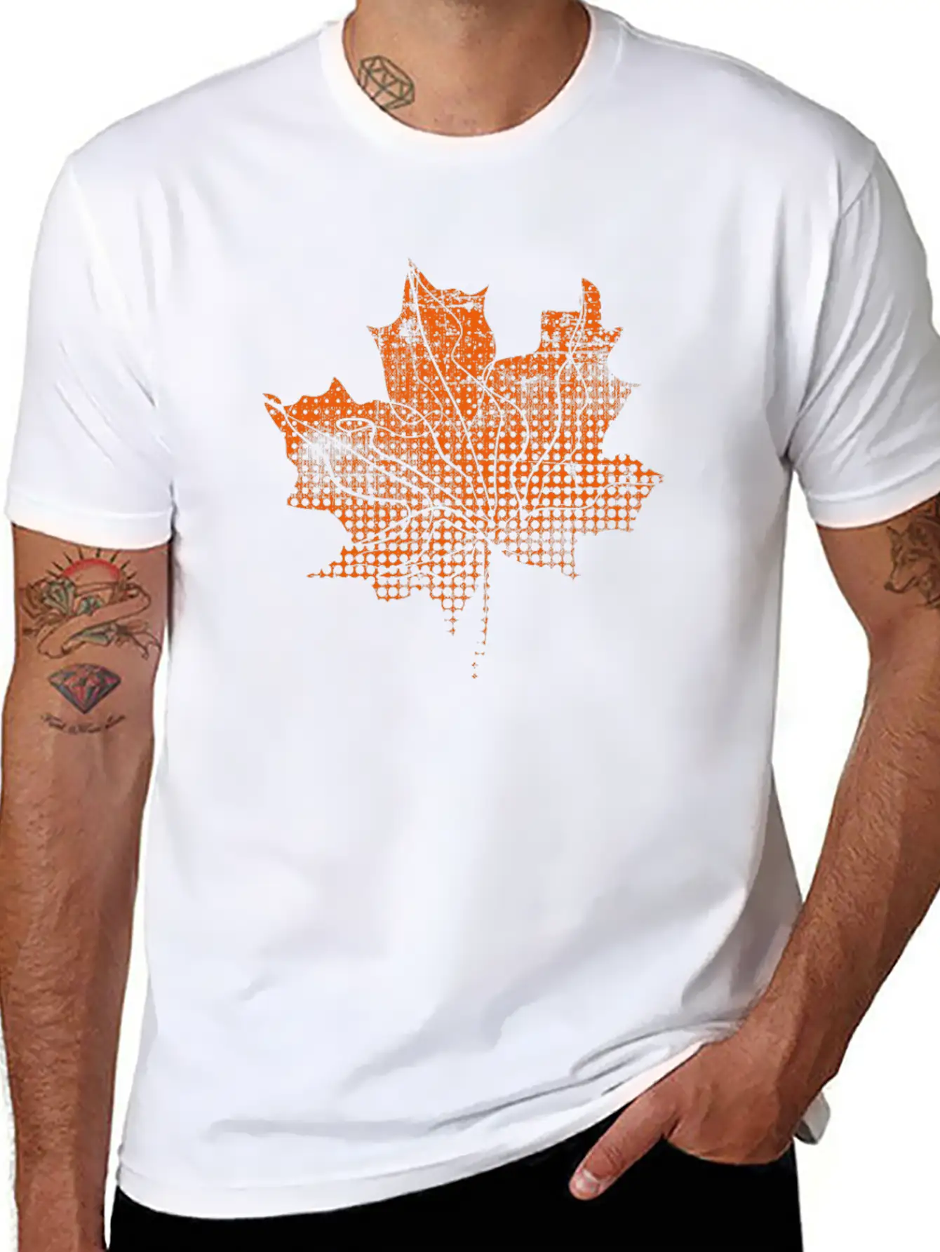 Maple Leaf Timeless Short Sleeve Tee – Comfy And Minimalist Design
