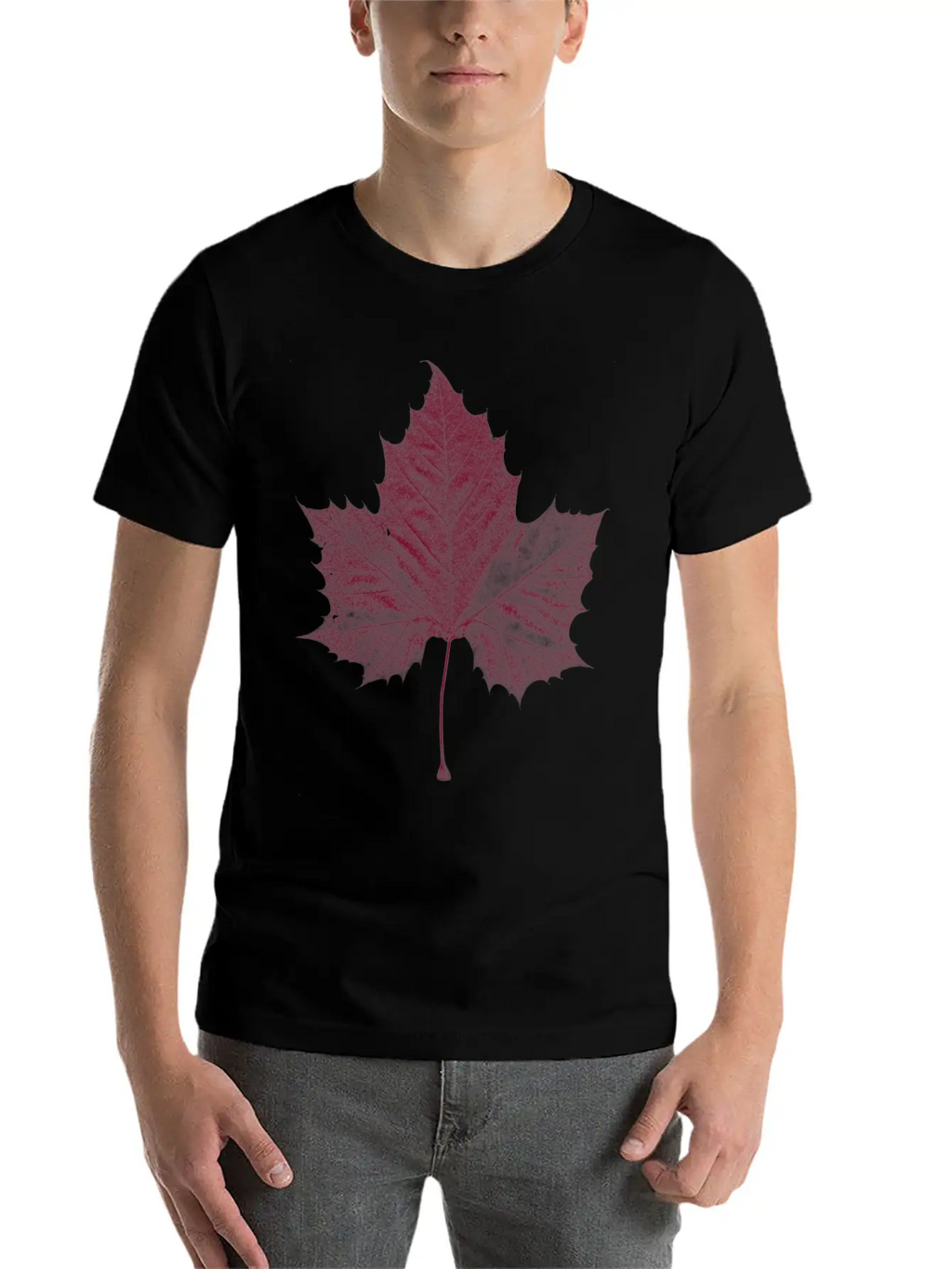 Maple Leaf Unisex Casual T-Shirt – Clean Design For Daily Comfort