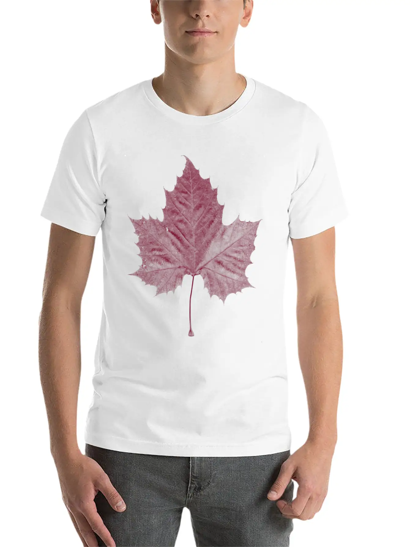 Maple Leaf Unisex Casual T-Shirt – Clean Design For Daily Comfort