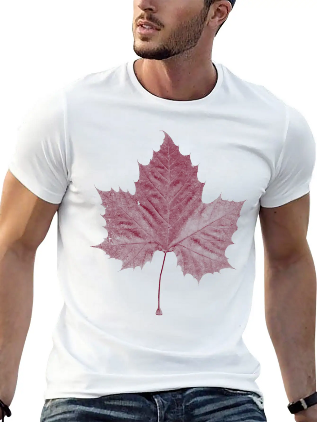 Maple Leaf Unisex Casual T-Shirt – Clean Design For Daily Comfort