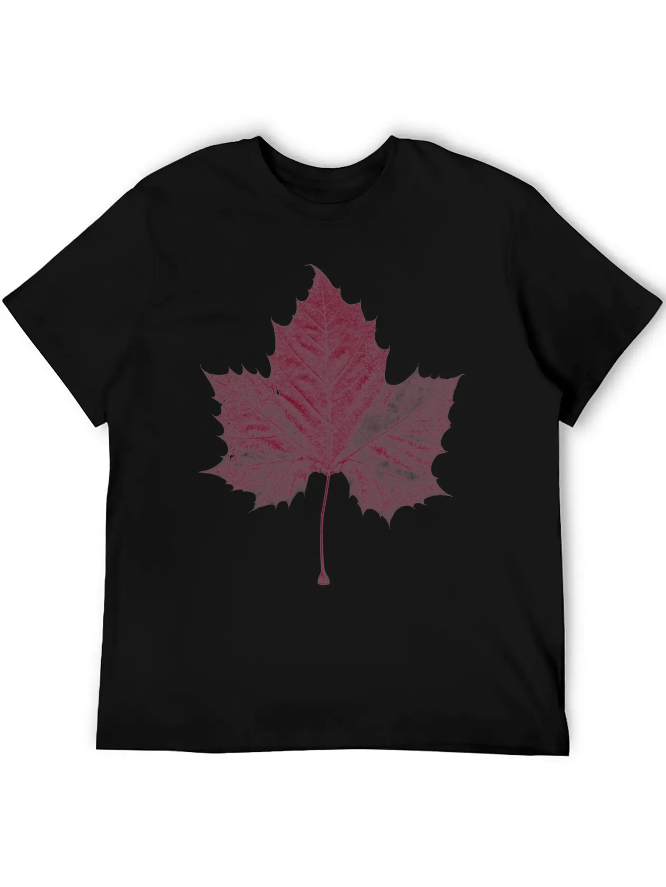 Maple Leaf Unisex Casual T-Shirt – Clean Design For Daily Comfort
