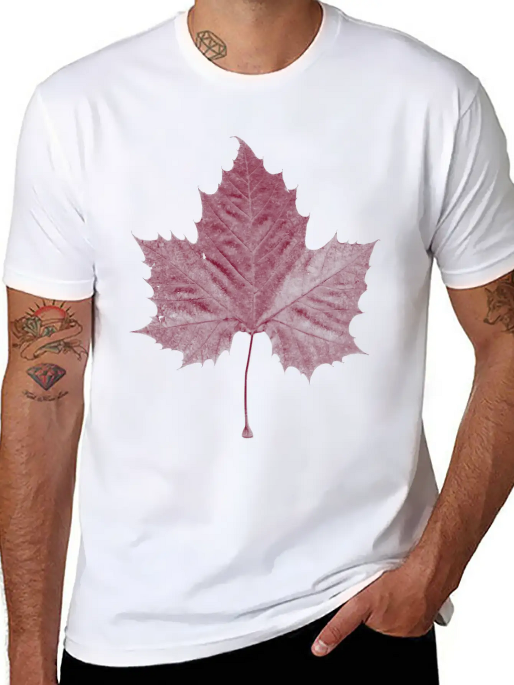 Maple Leaf Unisex Casual T-Shirt – Clean Design For Daily Comfort