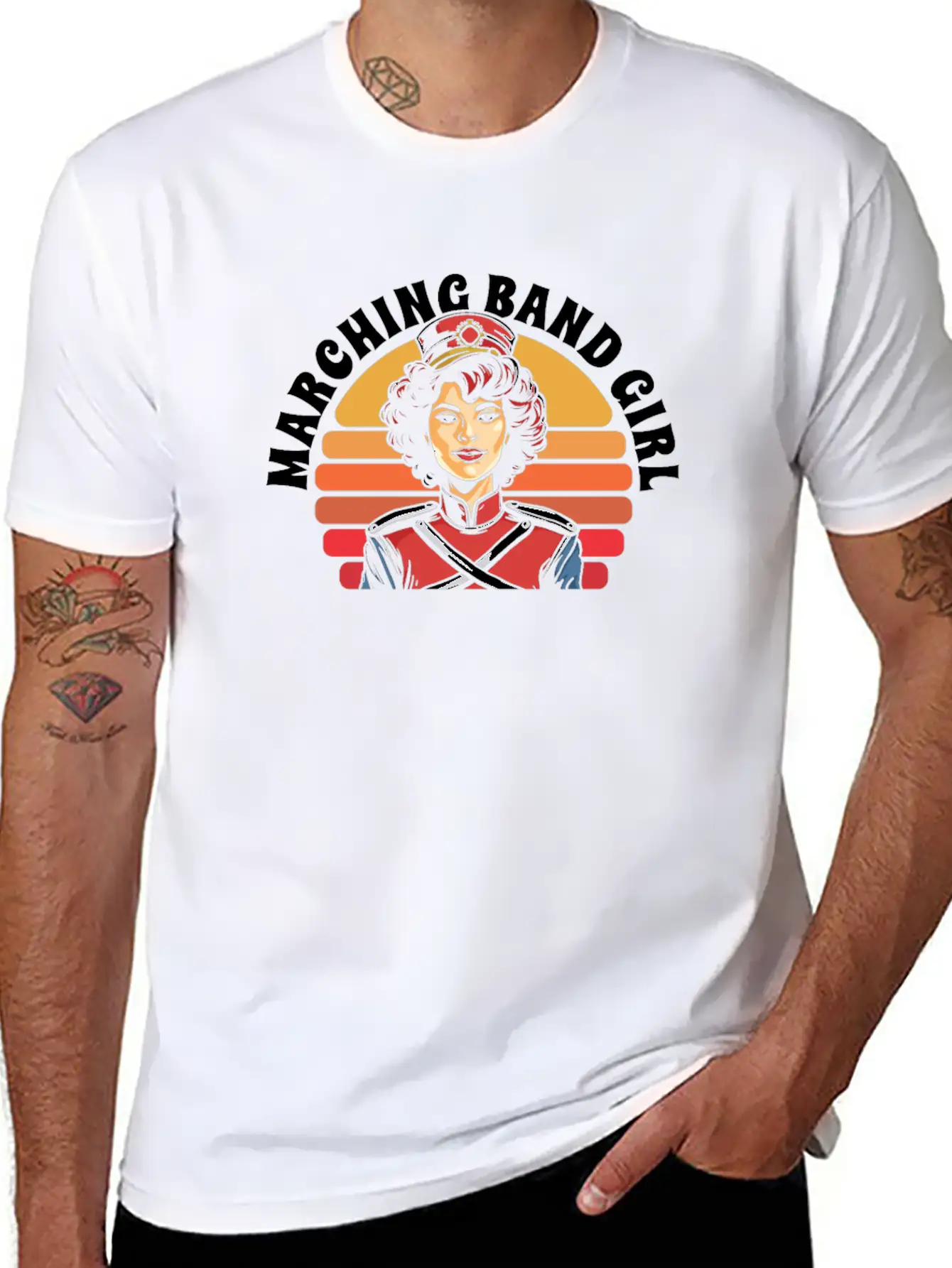 Marching Band Essential Cotton Tee For Daily Outfits – Unisex Style